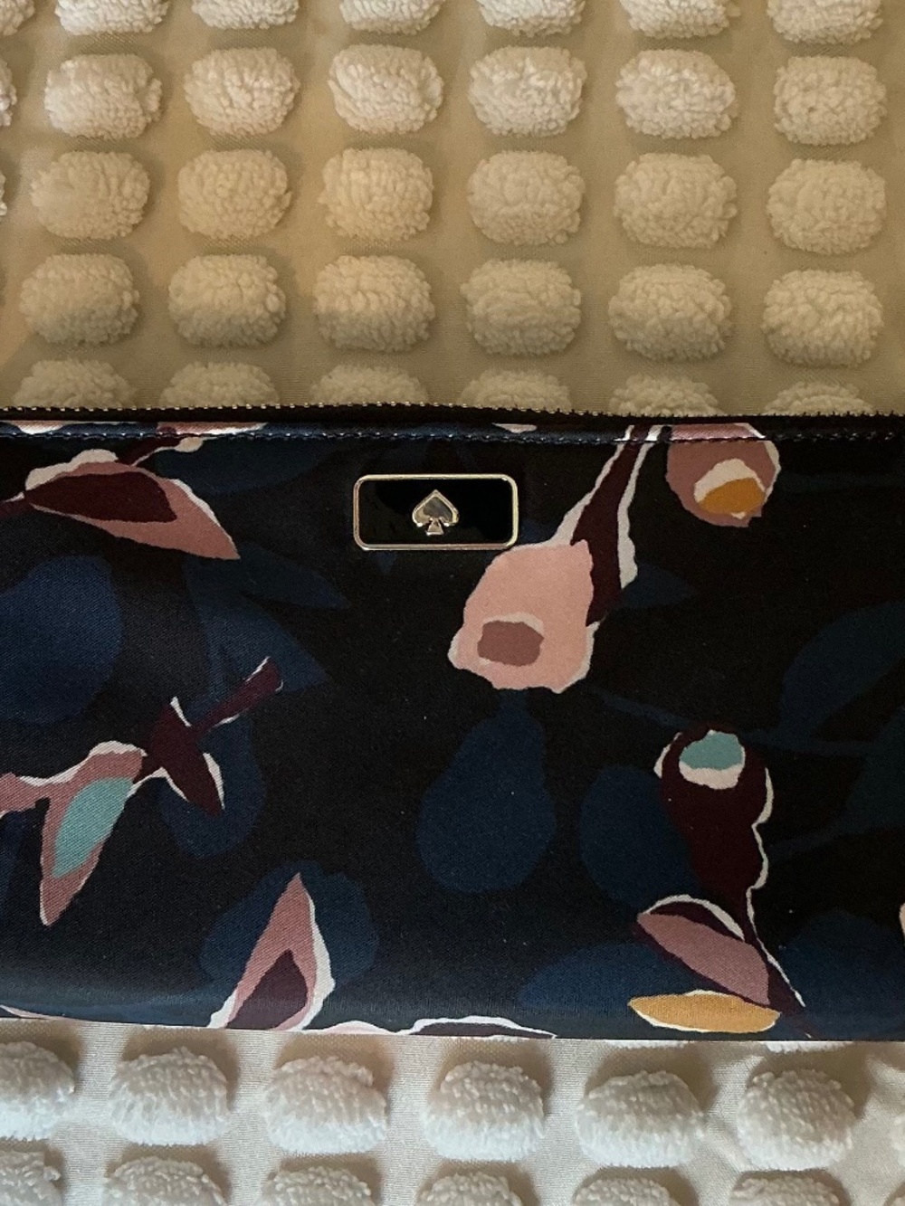 NWT Kate Spade Dawn Paper Rose Continental Wallet
